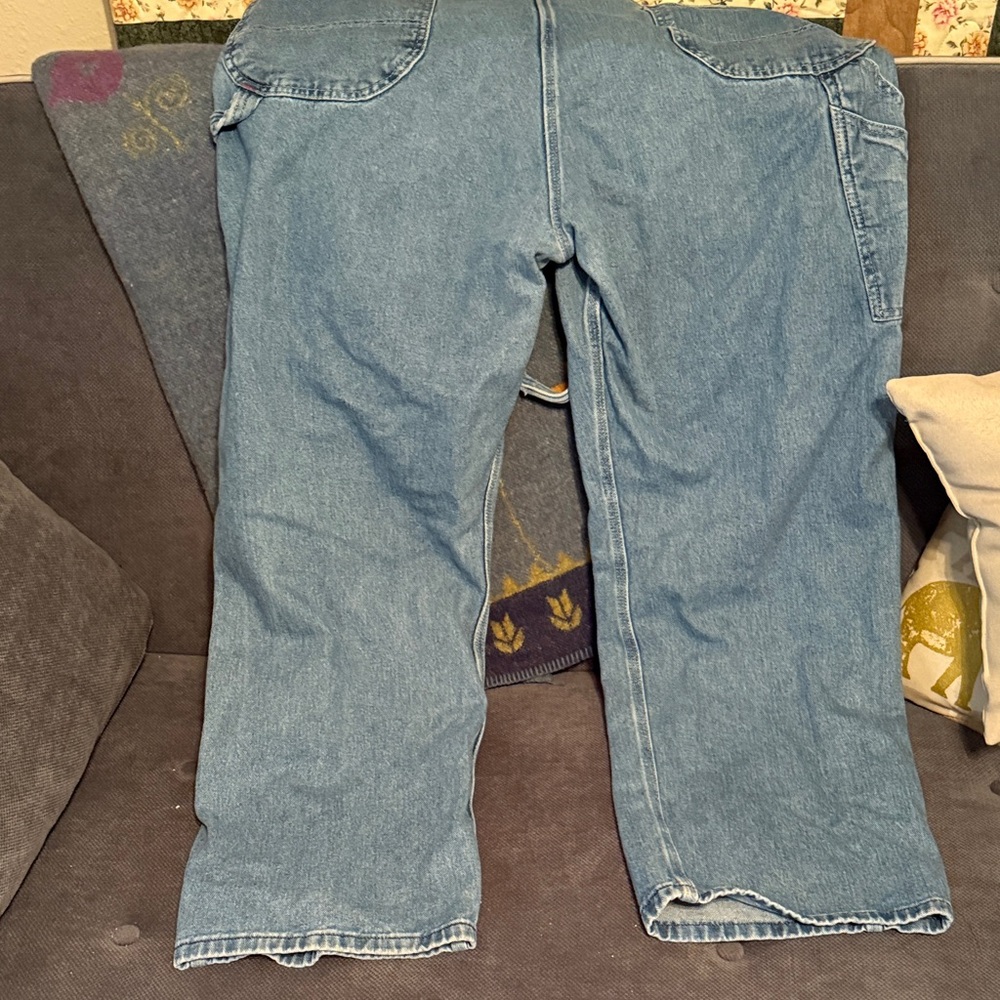 Dickies Light Blue Denim Overalls - Picture 4 of 4